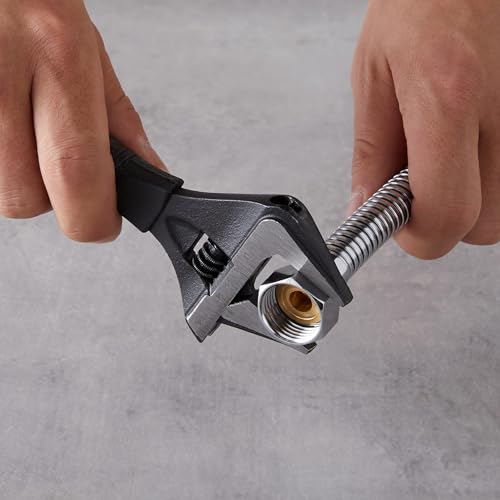 amazon basics clé à mâchoire large réglable pour plomberie avec poignée souple, 16,1 cm de long x 7,2 cm de large x 1,5 cm de haut amazon basics clé à mâchoire large réglable pour plomberie avec poignée souple, 16,1 cm de long x 7,2 cm de large x 1,5 cm de haut