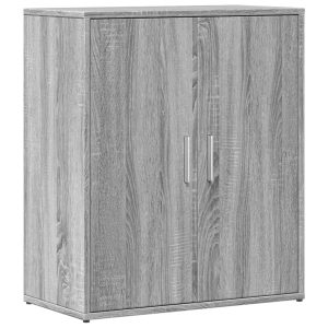 vidaxl buffet sonoma gris 60x31x70 cm bois d'ingénierie, armoire de rangement, meuble d'entrée, meuble d'appoint, meuble de rangement de cuisine