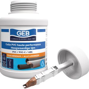 geb colle haute performance 250 ml polyvalente pour assemblage de canalisations en pvc pour réseau avec pression d'eau froide/chaude sanitaire et réseau d'évacuation des eaux usées