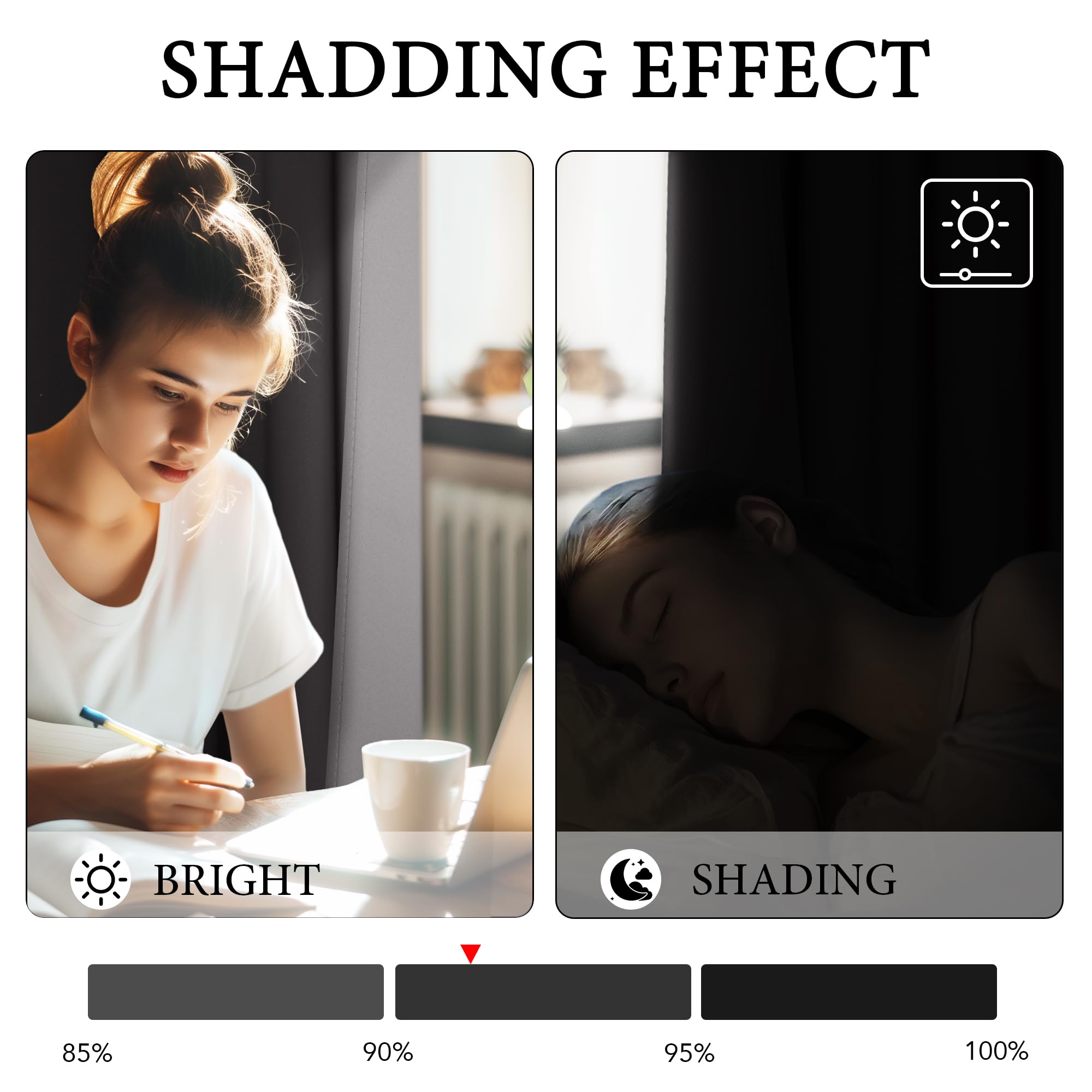 pony dance lot de 2 rideau occultant thermique isolant anti froid et chaleur 140x240 (lxh) tenture opaque à oeillets isolation lumiere uv decoration chambre maison salon intérieurs, gris pony dance lot de 2 rideau occultant thermique isolant anti froid et chaleur 140x240 (lxh) tenture opaque à oeillets isolation lumiere uv decoration chambre maison salon intérieurs, gris