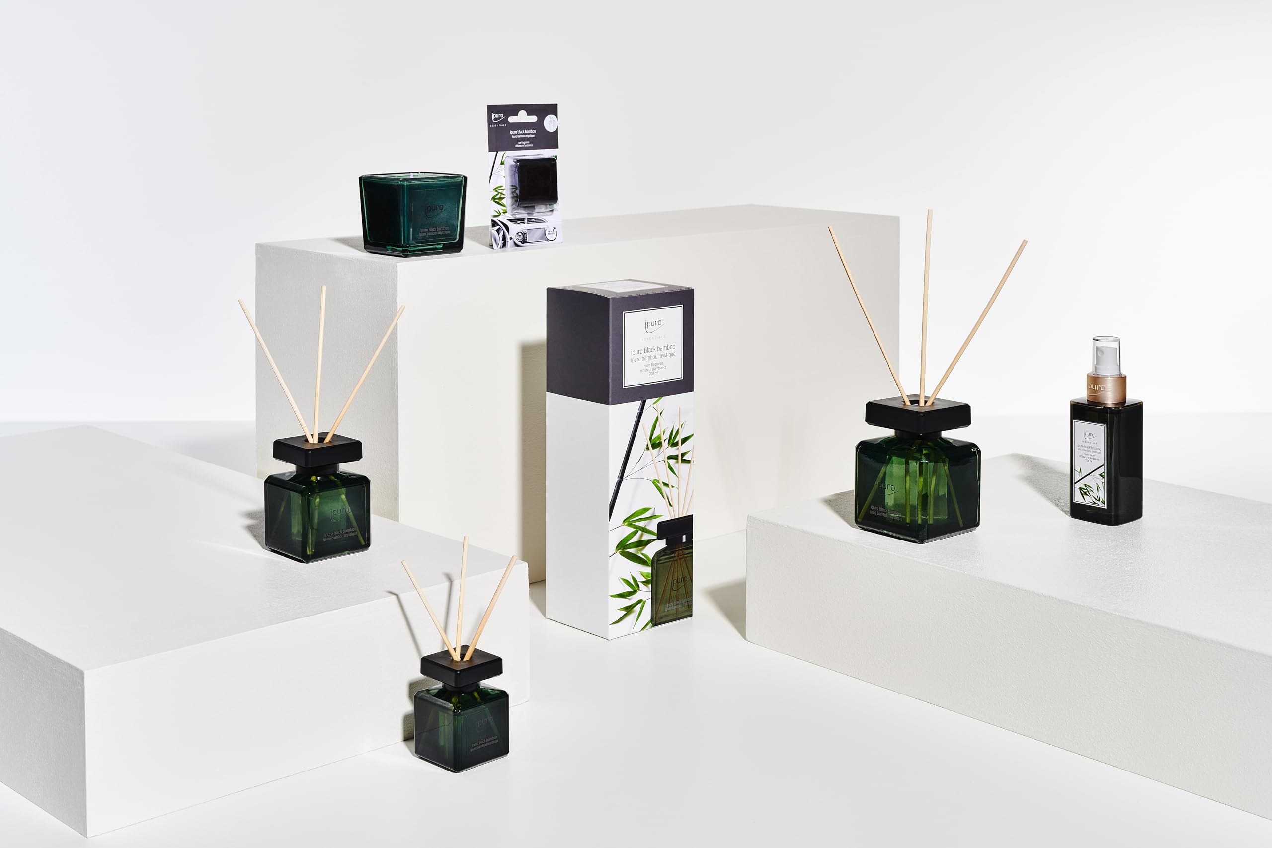 ipuro essentials parfum d'intérieur black bamboo 50ml notes de jasmin, citron, pomme, ambre, musc boisé diffuseur à bâtonnets parfum exotique et élégant pour maison ipuro essentials parfum d'intérieur black bamboo 50ml notes de jasmin, citron, pomme, ambre, musc boisé diffuseur à bâtonnets parfum exotique et élégant pour maison