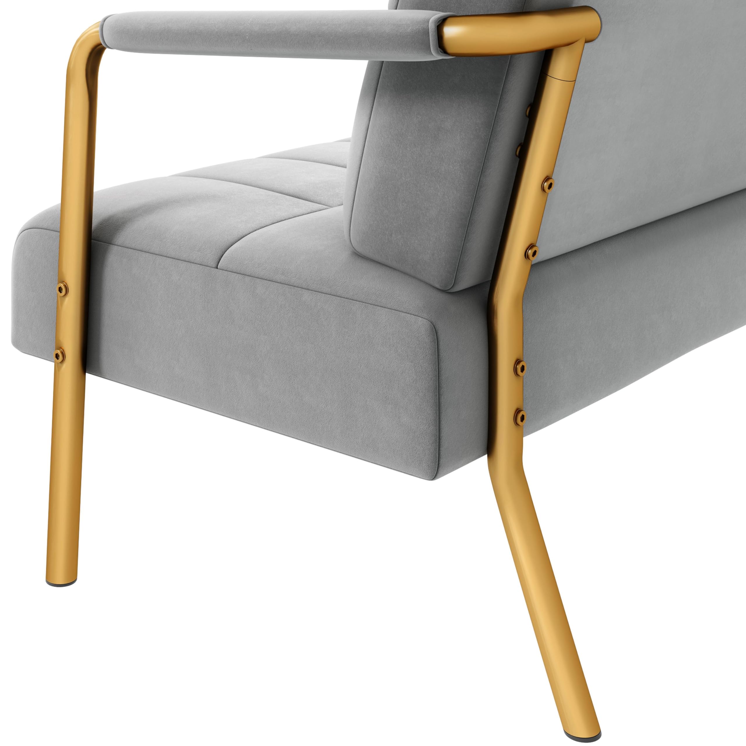 yaheetech petit canapé 2 place canapé en velours avec accoudoirs arrondis coussin carré cadre en métal doré pour chambre à coucher salle d'attente bureau gris clair yaheetech petit canapé 2 place canapé en velours avec accoudoirs arrondis coussin carré cadre en métal doré pour chambre à coucher salle d'attente bureau gris clair