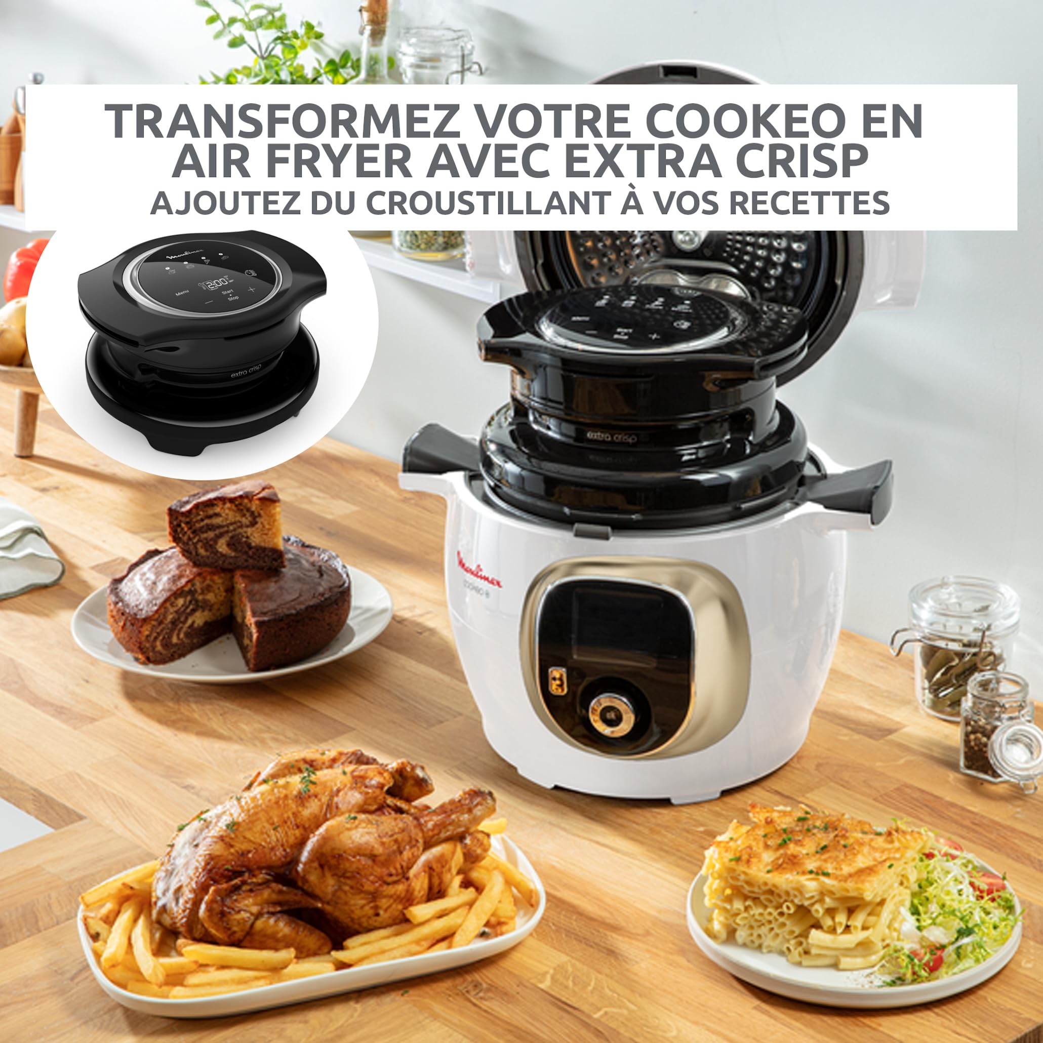 moulinex, cookeo multicuiseur intelligent 6l, 150 recettes intégrées, cuisson sans surveillance, ecran intuitif, guide de cuisson, application mymoulinex, 1600w, blanc, 15 ans réparabilité, ce85ca10 moulinex, cookeo multicuiseur intelligent 6l, 150 recettes intégrées, cuisson sans surveillance, ecran intuitif, guide de cuisson, application mymoulinex, 1600w, blanc, 15 ans réparabilité, ce85ca10